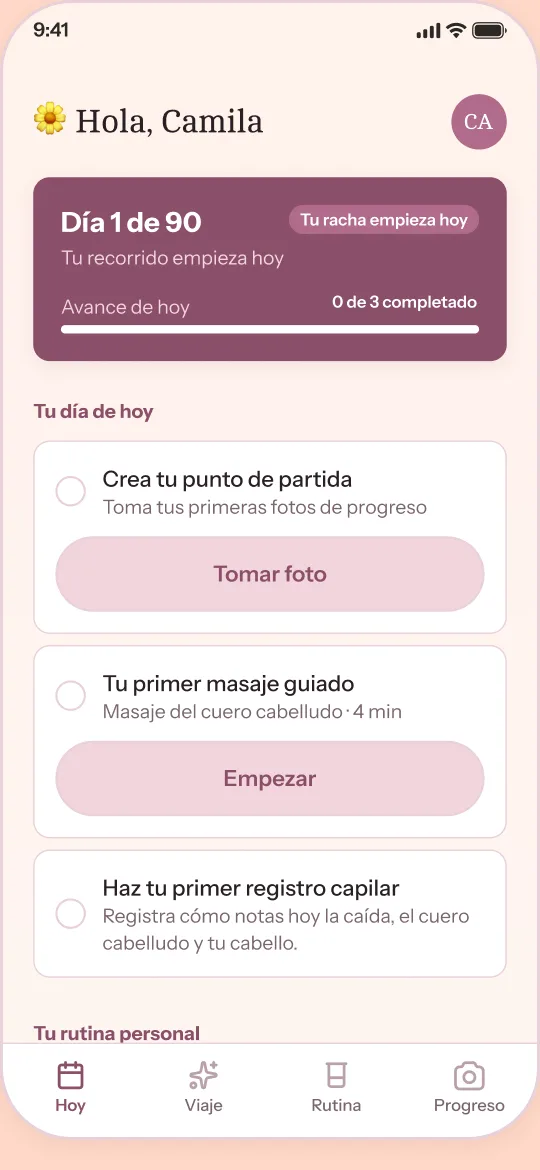 Pantalla: Tu día, en una pantalla